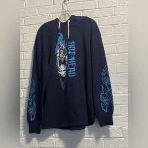 Disney Parks Disney Villains Hades Hoodie Sweatshirt S NEW 2022